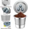 Reusable K Cups Compatible with Ninja Coffee Maker,Stainless Steel 4 Pack Reusable Coffee Pods,Permanent K Cups Coffee Filters Fit for Ninja CFP201 CFP 300 CFP305 CFP400 (4Pack) view 4