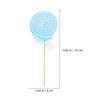 3Pcs Fake Lollipop Christmas Candy Model Prop Wool Felt Simulation Food Ornament for Xmas Tree, Wedding Party Photo Prop view 4