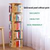 360  Rotation Solid Wood Bookshelf, Floor Standing Kids Bookcase with Letter Baffle, for Home Kindergarten Early Education Center (Size : 6 Tier) view 4