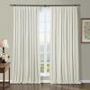 TWOPAGES Blackout Curtain Drapery Heacyweight Pinch Pleated Window Curtain Drape Panel Thermal Insulated Curtain Drapery for Living Room Bedroom, 100W x 96L Inch, 1 Panel, Ivory view 1