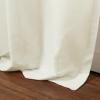 TWOPAGES Blackout Curtain Drapery Heacyweight Pinch Pleated Window Curtain Drape Panel Thermal Insulated Curtain Drapery for Living Room Bedroom, 100W x 96L Inch, 1 Panel, Ivory view 4