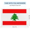 Calculay Lebanese Flag Beach Towel-Quick Dry Super Absorbent Soft Bath Towel for Swimming/Camping/Beach/Yoga/Gym/Travel Sports Gym TowelOne Size view 2