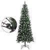 Gecheer Large Collapsible Christmas Tree, Green PVC Steel Cone-shaped 82.7 Inch for Indoor Outdoor Living Room view 3