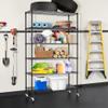 6-Tier Storage Racks, 2100Lbs Capacity Heavy Duty Metal Shelf with Wheels, NSF Certified Commercial Grade Adjustable Large Wire Shelving Unit for Closet Kitchen Garage Basement 48"Lx18"Wx72"H view 2