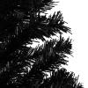 Gecheer Artificial Christmas Tree, Black PVC Steel Large Durable Cone-shaped for Indoor Outdoor Living Room view 3