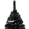 Gecheer Artificial Christmas Tree, Black PVC Steel Large Durable Cone-shaped for Indoor Outdoor Living Room view 4