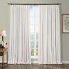 TWOPAGES Blackout Curtain Drapery Heacyweight Pinch Pleated Window Curtain Drape Panel Thermal Insulated Curtain Drapery for Living Room Bedroom, 100W x 96L Inch, 1 Panel, Beige White view 1