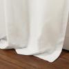 TWOPAGES Blackout Curtain Drapery Heacyweight Pinch Pleated Window Curtain Drape Panel Thermal Insulated Curtain Drapery for Living Room Bedroom, 100W x 96L Inch, 1 Panel, Beige White view 4