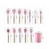 12 PCS Silicone Cooking Utensils Set Non-stick Spatula Shovel Wooden Handle Cooking Tools Set with Storage Box Kitchen Tools view 2