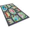Car Carpet Rugs Play Mat for Kids,Road Traffic Rug Carpet for Playing with Cars Toys,Educational City Life Area Rugs,Children's Have Fun Throw Rug for Playroom Bedroom Game Room 79x118IN/200x300cm view 1