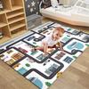 Car Carpet Rugs Play Mat for Kids,Road Traffic Rug Carpet for Playing with Cars Toys,Educational City Life Area Rugs,Children's Have Fun Throw Rug for Playroom Bedroom Game Room 79x118IN/200x300cm view 2