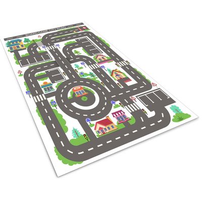 Car Carpet Rugs Play Mat for Kids,Road Traffic Rug Carpet for Playing with Cars Toys,Educational City Life Area Rugs,Children's Have Fun Throw Rug for Playroom Bedroom Game Room 79x118IN/200x300cm