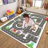 Car Carpet Rugs Play Mat for Kids,Road Traffic Rug Carpet for Playing with Cars Toys,Educational City Life Area Rugs,Children's Have Fun Throw Rug for Playroom Bedroom Game Room 79x118IN/200x300cm view 2