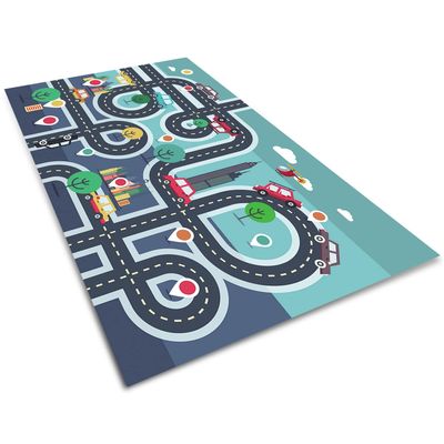 Car Carpet Rugs Play Mat for Kids,Road Traffic Rug Carpet for Playing with Cars Toys,Educational City Life Area Rugs,Children's Have Fun Throw Rug for Playroom Bedroom Game Room 79x118IN/200x300cm