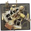 FICUS GIFT J. Scott London Brass Ship Sextant Astrolabe Celestial Navigation Instrument Tool, Nautical Maritime Sextant with Hardwood Box- A Perfect Measuring Galactic Gifts view 4