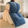 Pealihuy Velvet Fabric Winter Quilt, Warm Cashmere Quilt Breathable Duvet Single Double,Wool Autumn and Winter Thickened Warm Gift Quilt,On5,200x230cm - 4KG view 3