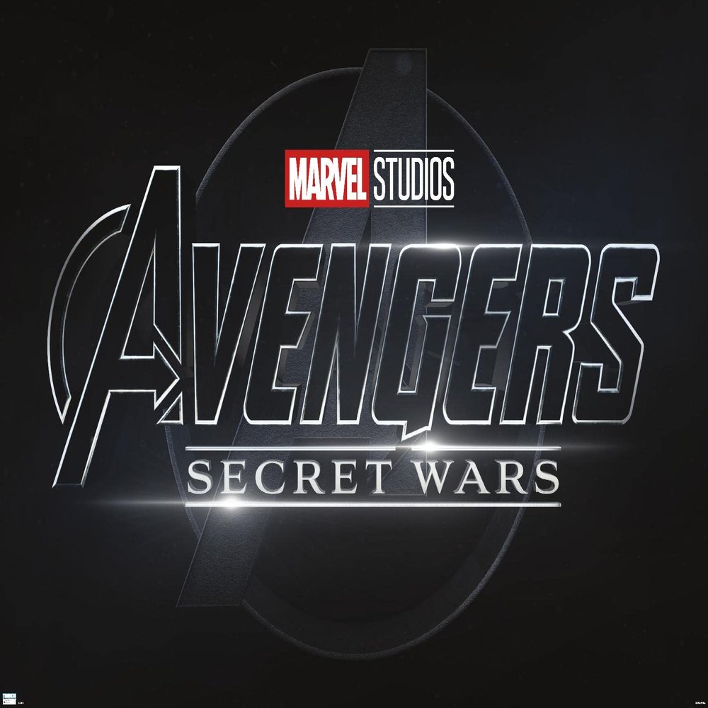 Trends International Marvel Avengers: Secret Wars - Logo Wall Poster, 34L x 22.4W, Premium Unframed Version