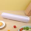 Cling Film Cutter Dispenser, Magnetic Refillable Plastic Wrap Dispenser With Cutter Food Dispensers,Suitable For Kitchen Fresh Fruit And Vegetable Packaging view 4