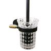 KIZQYN Toilet Brush Frosted Toilet Bowl Brush Holder Set Glass Cup All-Round Cleaning Toilet Non-Perforated Toilet Cleaning Brush (Wall-Mounted) Toilet Cleaner Brush view 1