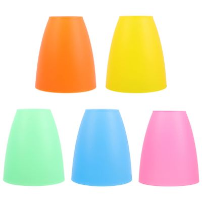 Yardwe Lamp-chimney Light Shade Table Lamp Lampshade Decorative Light Cover Random Color