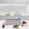 Electric Chocolate Melting Pot Machine, Chocolate Tempering Machine 86-185 Commercial Electric Chocolate Heater Chocolate Melting Machine 2-Pot 1.5gal Stainless Steel Food Warmer for Chocolate Cheese view 3