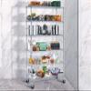 6000Lbs Capacity Metal Shelving Unit 6 Tier Adjustable Shelves for Storage Heavy Duty Commercial Grade Wire Shelf with Wheels & Feet 48" 18" 78" Storage Rack for Warehouse Garage Pantry Basement view 2