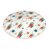 Christmas Tree Skirt 36 inches Mid Century Modern Retro Starburst Xmas Tree Skirts Mat Farmhouse Rustic Xmas Holiday Indoor Party Outdoor Decoration view 3