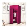 OLOTU Fitting Room Fitting Room Clothing Store Temporary Changing Room Square Dressing Room Include Shading Curtain Hanging Rod and Hook Up Protective view 1