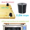 Ansoon Bamboo Wood Cutting Boards for Mini Smart Toaster Oven Compatible for Breville 860 BSS/845BSS/BOV800XL, 1.2inch Heat Resistant Silicone Feet Creates Storage Space - with Oven Rack Puller Stick view 4