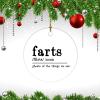 Christmas Ceramic Ornament Definition Noun Holiday Present Farts Holiday Ornament for Home Christmas Tree Decor view 3