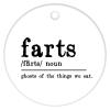 Christmas Ceramic Ornament Definition Noun Holiday Present Farts Holiday Ornament for Home Christmas Tree Decor view 4