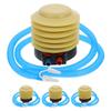 Sosoport 4pcs Foot-Pedal Inflatable Pump Bellows Balloon Inflating Air Pump for Bicycle Inflatable Matress Floor Matress Plastic Portable Air Bed - 5inch view 1