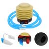 Sosoport 4pcs Foot-Pedal Inflatable Pump Bellows Balloon Inflating Air Pump for Bicycle Inflatable Matress Floor Matress Plastic Portable Air Bed - 5inch view 4