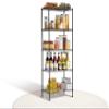 5-Shelf Metal Shelving Unit Height Adjustable Commercial Wire Shelving Rack with Leveling Feet 150Lb Capacity Per Shelf 24"x14"x60" Utility Storage Shelves for Kitchen Home Restaurant Pantry Office view 1