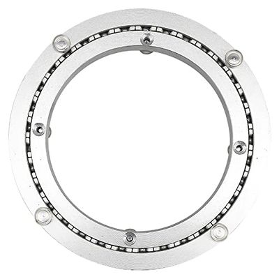 Aluminium Alloy Turntable Bearing,8in 12in 24in Table Bearing For Lazy Susan,Heavy Duty Aluminium Rotating Bearing Turntable,for Glass Granite Or Wood Kitchen Ding Table (Color : Silver, Size : 300