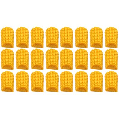 DOITOOL 40 Pcs Fake Corn Cob DIY Phone Case Charms Micro Landscape Adornments for Handmade Phone Cover Crafting and Photo Props