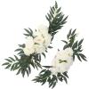 DECHOUS 2pcs Wedding Arch Artificial Flowers Swag Beautiful Fake Flower Decor for Welcome Sign Ceremony Decorations Floral Ornament and Colors view 1