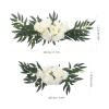 DECHOUS 2pcs Wedding Arch Artificial Flowers Swag Beautiful Fake Flower Decor for Welcome Sign Ceremony Decorations Floral Ornament and Colors view 2