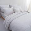 Brandream Beige Quilts Set King Size Cotton Scalloped Quilts Matelasse Coverlet Set Quilted Bedspreads Farmhouse Bedding Set 6-Piece view 4