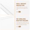 DECHOUS Shelf Over The Door Ironing Board Holder Wide Ironing Board Wall Mounted Ironing Board Tv Accessories Bracket Iron Holder Wall Mount Broom Wall Mount Planer White WiFi Router view 4