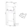 Christopher Knight Home Loverin Storage Rack, White view 3