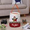 Christmas Decoration - Custom Personalized Name Gift Bags Candy Bags Cute Penguin Baskets Lovely Treat Bags for Children Wedding Holiday New Year (Grey) view 4
