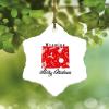 Wyoming Hexagon Ornament, Wyoming State Sweet Home Merry Christmas Ceramic Ornaments for Christmas Tree New Year Holiday Decor view 4