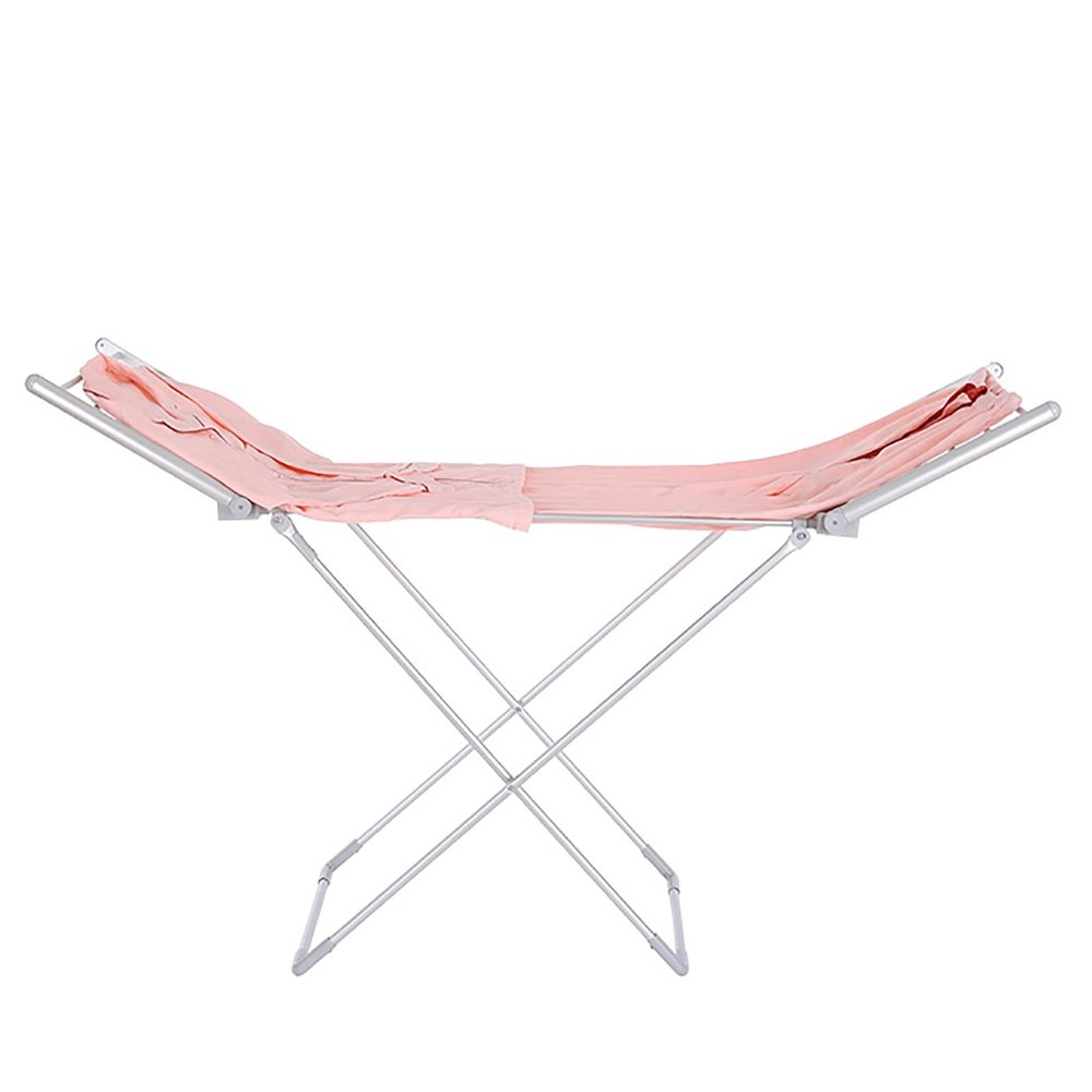 50Hz/230W Electric Heated Clothes Airer Dryer Electric Heated Clothes Dryer Folding Energy-Efficient Indoor Airer Wet Laundry Drying Horse Rack, 45-55 Constant, Silver