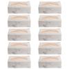 Zerodeko 10pcs Window Paper Muffin Boxes Food Grade Compartment Cupcake Carrier for Bakery Parties and Events Decorative Macaron Treat Containers Inserts view 1