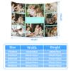 Custom Tapestry Add Your Name Photo Word Design Personalized Backdrop as Wedding Birthday Father's day Mother's day Holiday Gift, Customized Wall Hanging suitable for Bedroom Living Room (Style 07, 37X29 IN) view 2