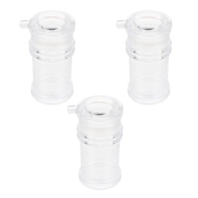Kichvoe Oil and Vinegar Cruets 3PCS Salad Dressing Cruet Oil Vinegar Dispenser Bottle for Syrup Olive Salad Water 150ML