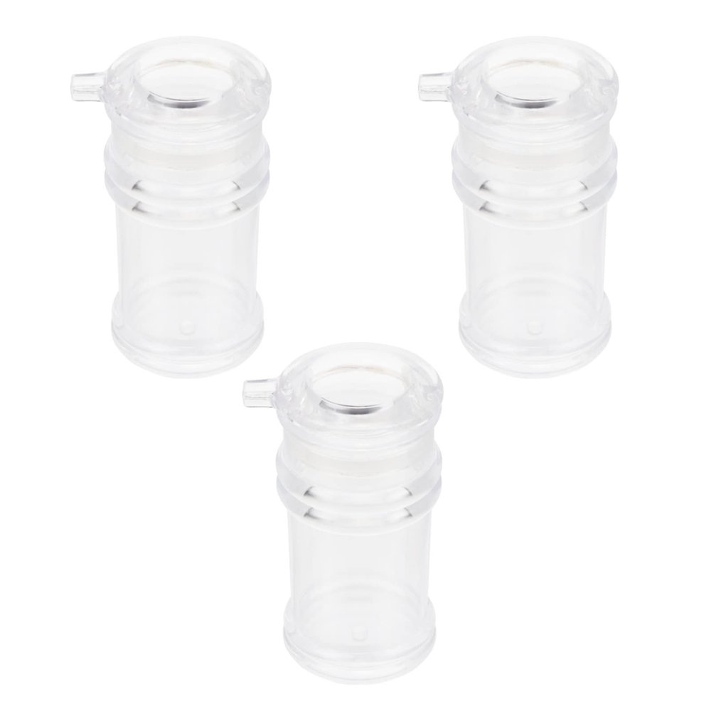 Kichvoe Oil and Vinegar Cruets 3PCS Salad Dressing Cruet Oil Vinegar Dispenser Bottle for Syrup Olive Salad Water 150ML