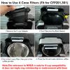 Stainless Steel Reusable Coffee Filter Compatible with Coffee Maker, Reusable Coffee Pods with 4 Cone Coffee Filters, Reusable Coffee Filters for Ninja CFP201 CFP300 CFP301 CFP307 view 4