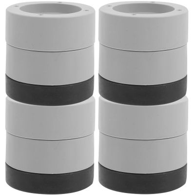 LIFKOME 4pcs Bed Risers for Twin XL Anti-Slip Felt Fabric Shock-Absorbing Pads Chair Height Extenders Bed Lifters